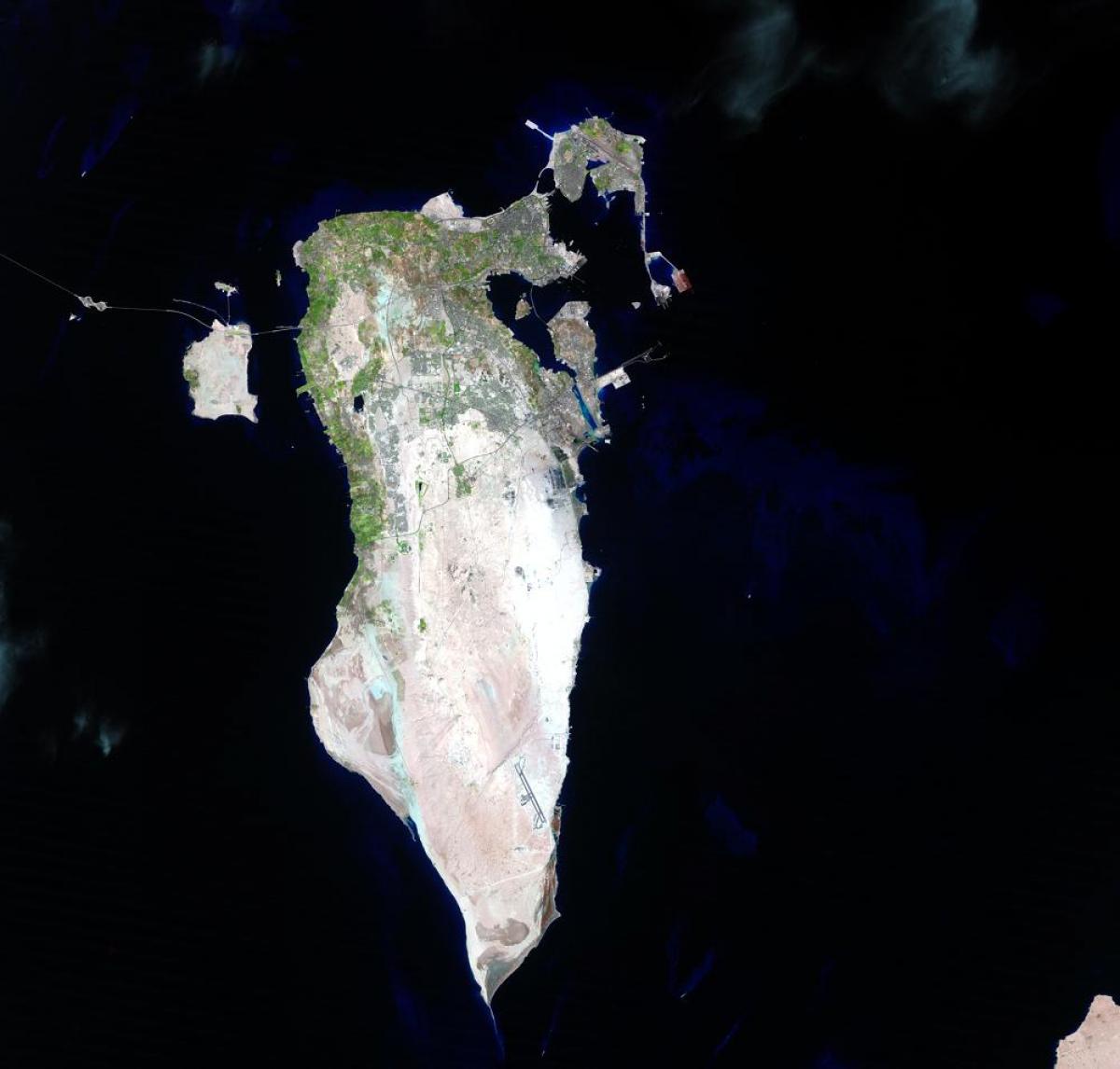 ramani ya Bahrain satellite