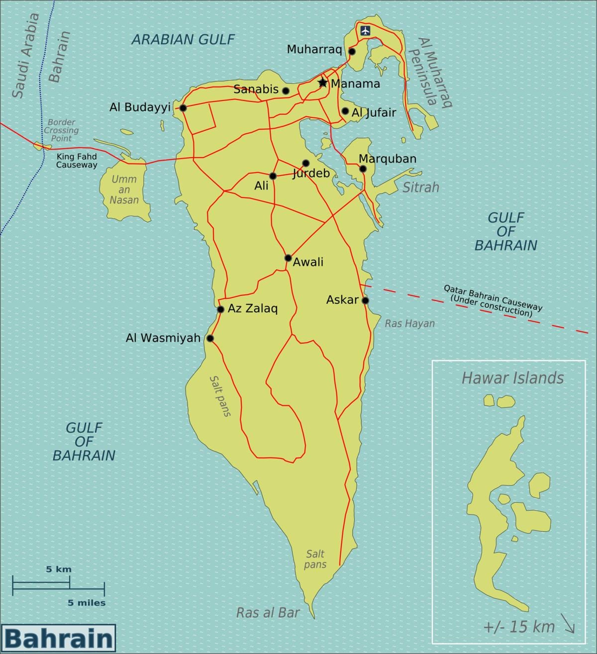 Bahrain ndege wa kimataifa parking ramani