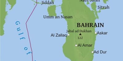 Ramani ya Bahrain daraja