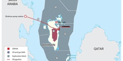 Ramani ya Bahrain vitalu